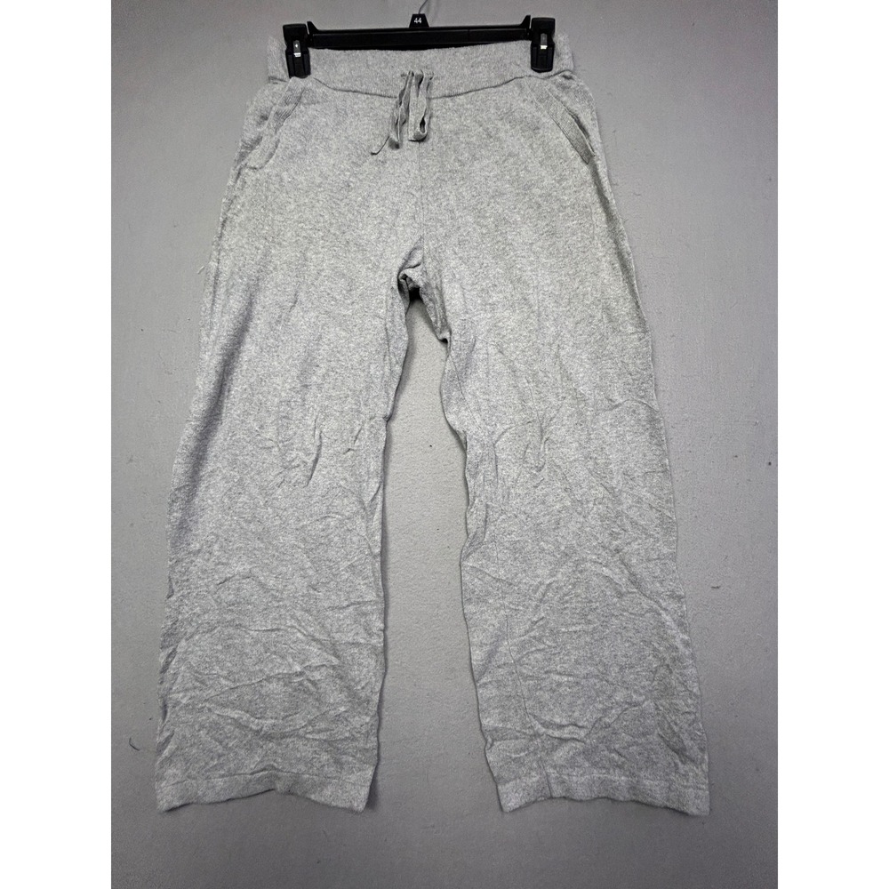 GAP Knit Lounge Pants Cotton Nylon Acrylic Gray Small Womens